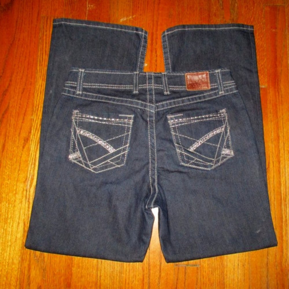 BKE Wendi Dark Mid Boot Jeans